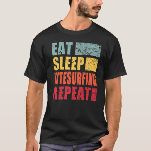 Camiseta Repetição de surf de pipa no sono