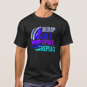 Camiseta Repetição de Torneio de Voleibol