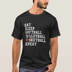 Camiseta Repetição de Voleibol De Sono Bb