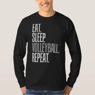 Camiseta Repetição De Voleibol No Sono Legal Para Vollyball