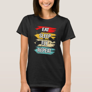 Camiseta Repetição de Voo de Suspensão