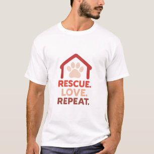 Camiseta Repetição do Amor de Emergência - Mensagem de Adoç