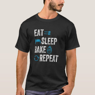 Camiseta Repetição do Assar de latência com pancada