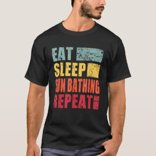Camiseta Repetição do banho Sun no sono