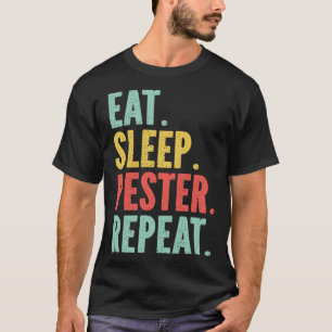 Camiseta Repetição do éster de latência Retro s Retros s Cr