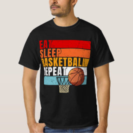 Camiseta Repetição do Sono de Basquete para Jogador