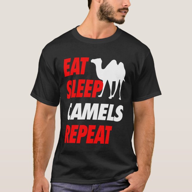Camiseta Repetição dos Camelos de Sono (Frente)