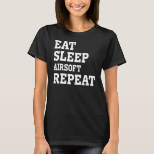 Camiseta Repetição Sarcástica de Repetição da Airsoft no So