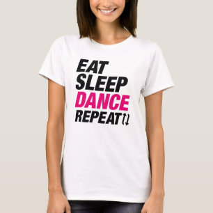Camiseta Repetir a dança de repouso