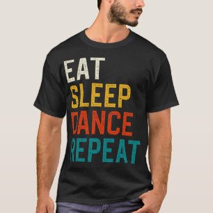Camiseta Repetir a dança de repouso