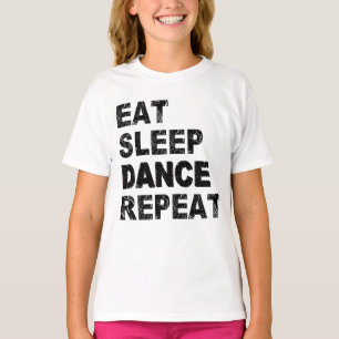Camiseta Repetir a dança de repouso
