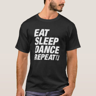 Camiseta Repetir a dança de repouso