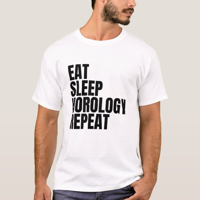 Camiseta Repetir a Horologia do Sono (Frente)