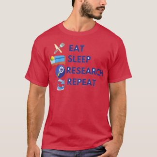 Camiseta Repetir a pesquisa de sono 2