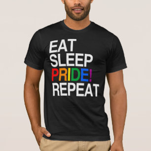 Camiseta Repetir a repetição do orgulho de repouso