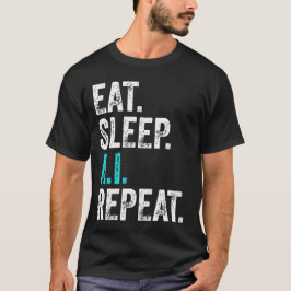 Camiseta Repetir AI de latência