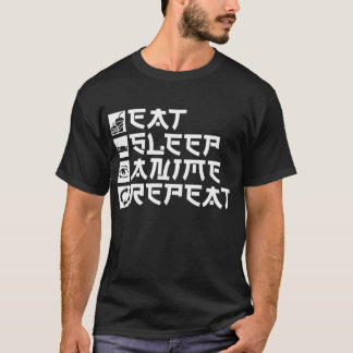 Camiseta Repetir animação de repouso