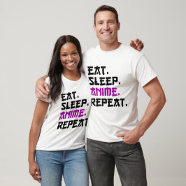 Camiseta Repetir animação de repouso