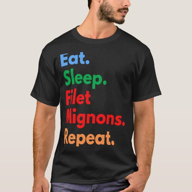Camiseta Repetir as dimensões do filete de latência para o  (Frente)