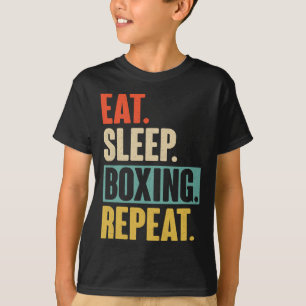 Camiseta Repetir Boxin do Sono - Retro Vintage Boxi Engraça