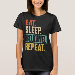 Camiseta Repetir Boxin do Sono - Retro Vintage Boxi Engraça