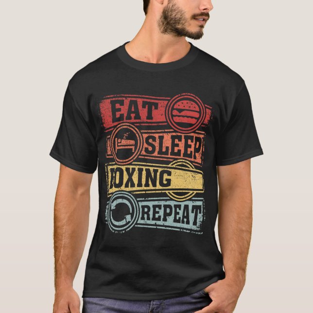 Camiseta Repetir Boxing de Repouso (Frente)
