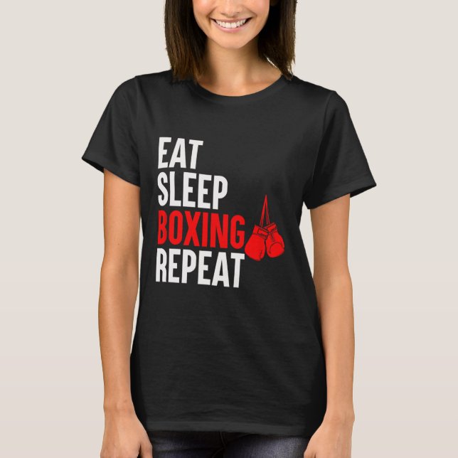 Camiseta Repetir Boxing de Repouso (Frente)