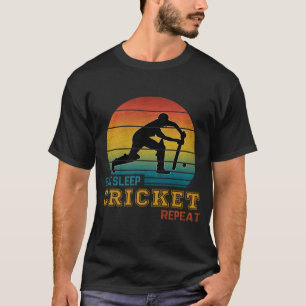 Camiseta Repetir Críquete de Repouso