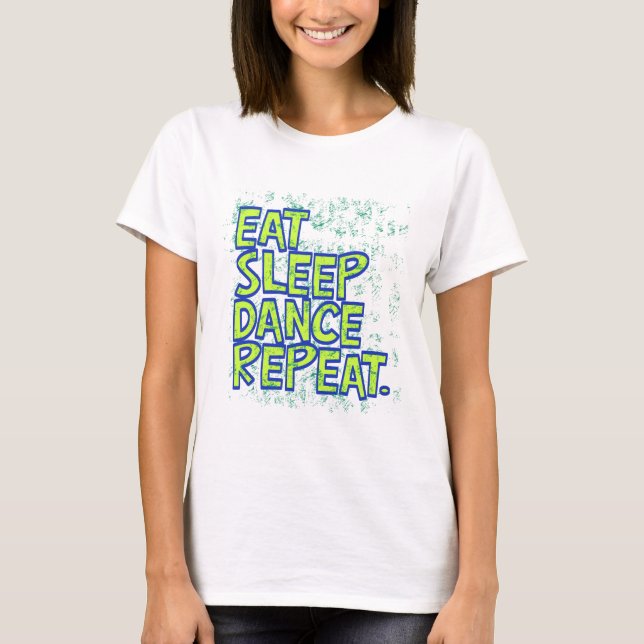 Camiseta repetir dança do sono (Frente)