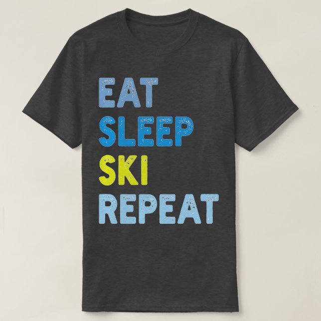 Camiseta Repetir Esquema de Suspensão (Frente do Design)