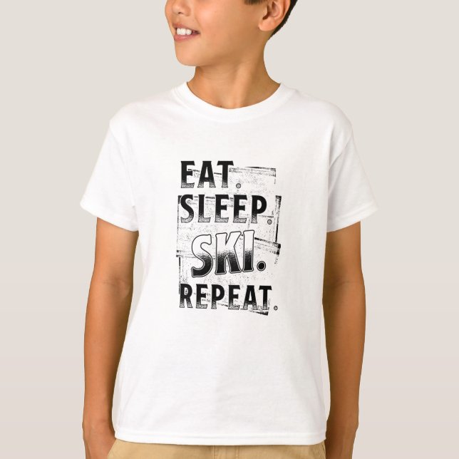Camiseta Repetir Esquema de Suspensão (Frente)