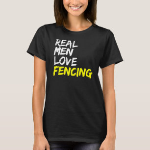Camiseta Repetir Fechttrainer Outfit Homens Verdadeiros Ado