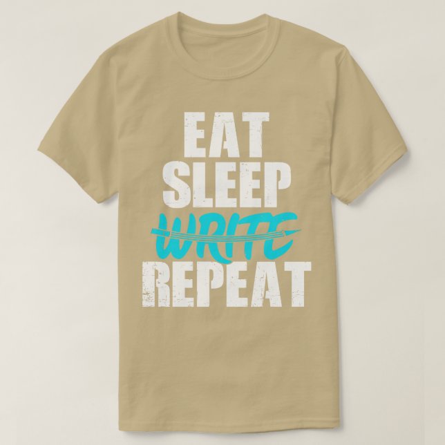 Camiseta Repetir gravação de repouso (Frente do Design)