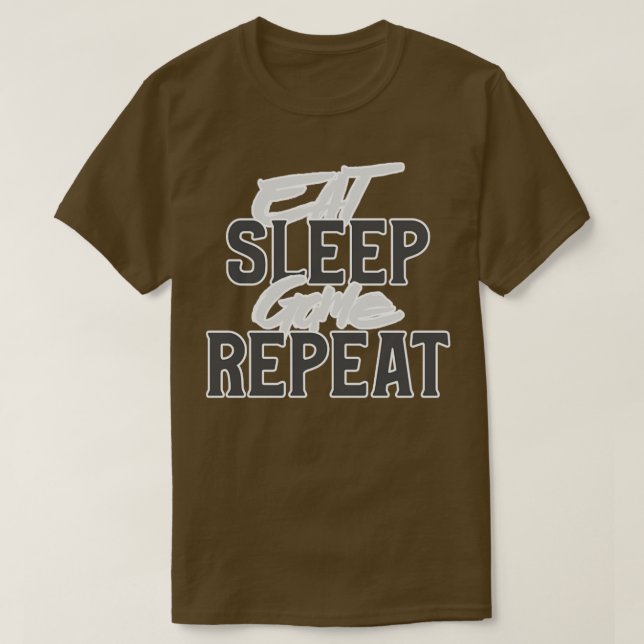 Camiseta Repetir Jogo de Sono (Frente do Design)