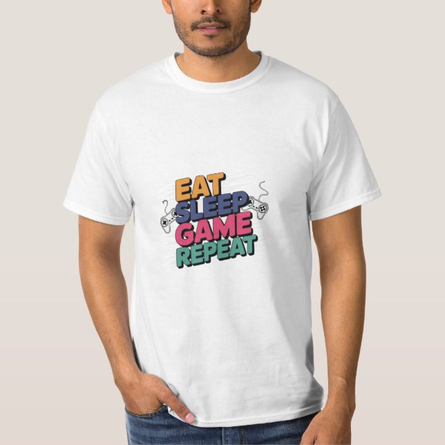 Camiseta Repetir jogo de sono (Frente)