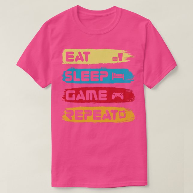 Camiseta Repetir Jogo de Sono (Frente do Design)