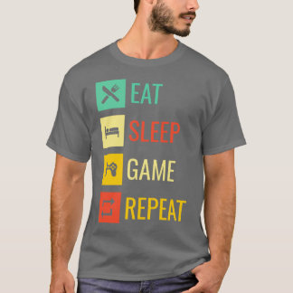 Camiseta Repetir Jogo de Sono