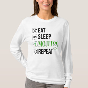 Camiseta Repetir Mojitos de Sono