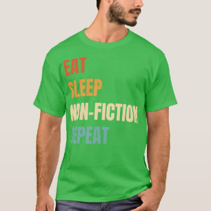 Camiseta Repetir Não-Ficção do Sono
