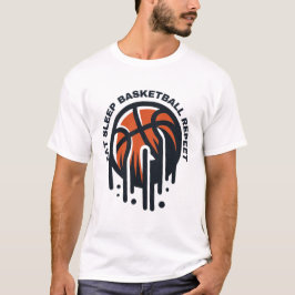 Camiseta repetir o basquete de dormir
