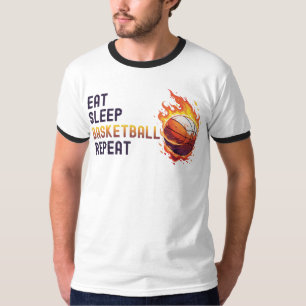 Camiseta Repetir o Basquete de Sono