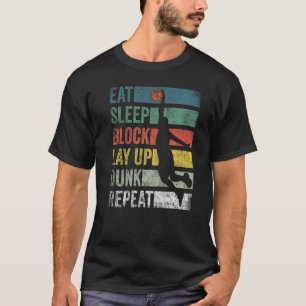 Camiseta Repetir o Basquete de Sono