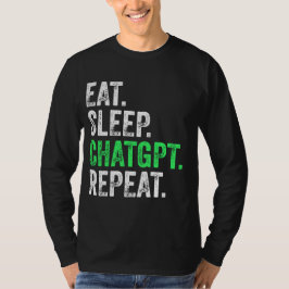 Camiseta Repetir o Chatgpt de Suspensão