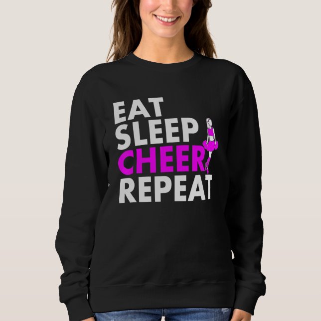 Camiseta Repetir o Cheerleader de latência (Frente)
