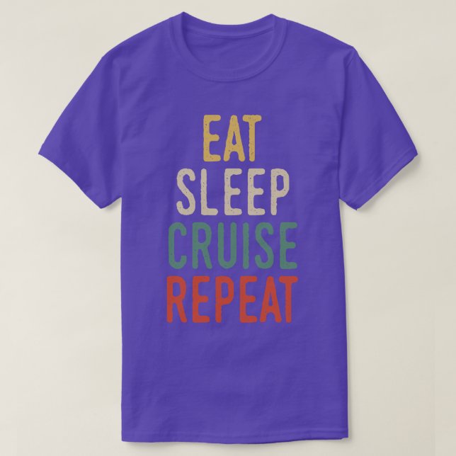 Camiseta Repetir o cruzeiro do sono (Frente do Design)
