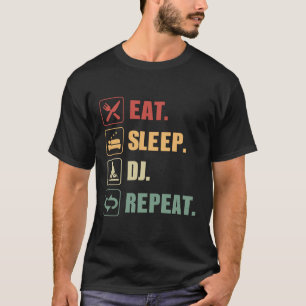 Camiseta Repetir o DJ de repouso