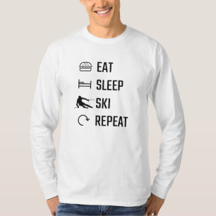 Camiseta Repetir o Esqui de Repouso