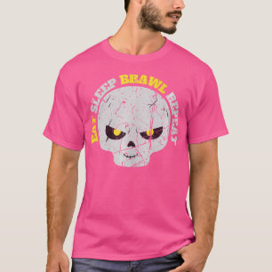 Camiseta Repetir o Jogo de Luta Contra o Braço de Repouso