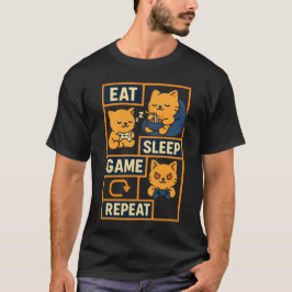 Camiseta Repetir o Jogo do Sono - Gamer Gamer Gelado