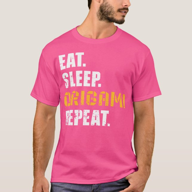 Camiseta Repetir o Origami de Sono (Frente)